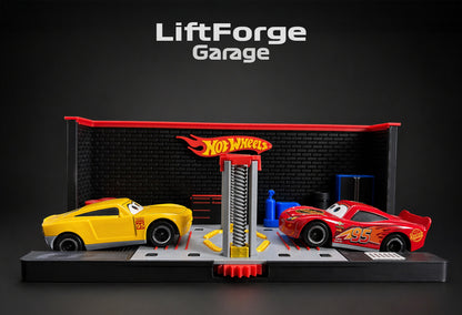LiftForge Garage – Diecast Car Service Bay (1:64 Scale)