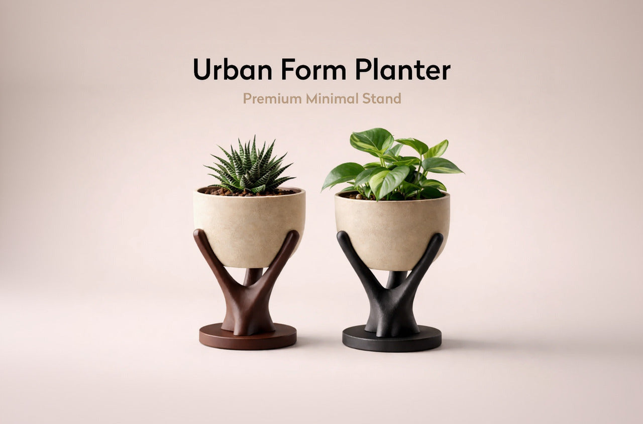 Urban Form Planter – Premium Minimal Stand Vase