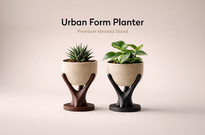 Urban Form Planter – Premium Minimal Stand Vase